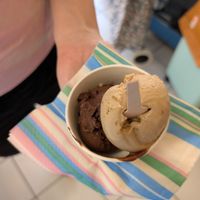 Extra chocolate and salted peanut at Joy Madal in Geneva