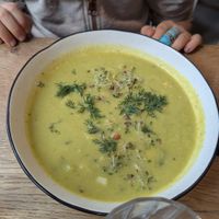 Brokkoli Suppe. Für 4€ eine super Portion at Gember in Horst