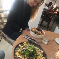 Pumpkin salad and sweet potato salad at Gember in Horst