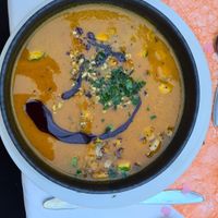 Pumkin soup at Thermenrestaurant in Baden