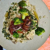 Mushroom risotto at Thermenrestaurant in Baden