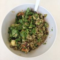 Rice bowl at Upbeet in Atlanta