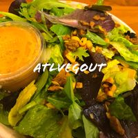 Beyond meat salad  at Upbeet in Atlanta