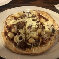 Hawaiian jackfruit flatbread at Union Jack Pub in Indianapolis