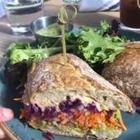 Veggie sandwhich at The Garden Table in Indianapolis