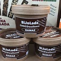 Vegan chocolate spread at Hram Narave in Mozirje