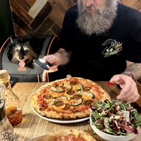 Vegan Spicy Pizzaa  at The Flat in Exeter