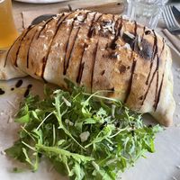 Vegan calzonee  at The Flat in Exeter