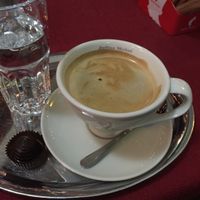 Coffee with rice mylk. at Kavarna Lucifer in Velenje