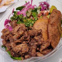 Vegan Shawarma Salad at Falafel Inc - Georgetown in Washington
