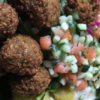 Vegan falafel bowl at Falafel Inc - Georgetown in Washington