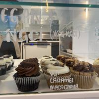 Vegan cupcakes  at Flour Patisserie in Jersey