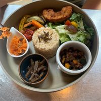 Mixed plate at Natudeco in Kamakura