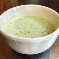 Soy matcha latte at Natudeco in Kamakura
