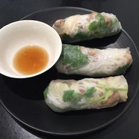 Rice paper rolls at Mint and Jam in Yea