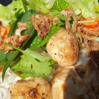 Vietnamese noodle salad at Mint and Jam in Yea