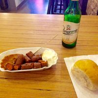 Seitan Currywurst at Curry One in Berlin