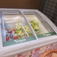Vegan icecream at denn's Biomarkt - Margaretenstr 21 in Vienna