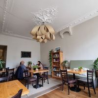 Interior at Logica Cafe Restaurant in Leiden