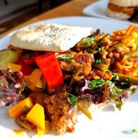 Seitan rendang at Logica Cafe Restaurant in Leiden