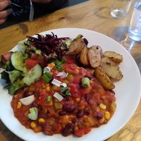 Chili sin carne at Logica Cafe Restaurant in Leiden