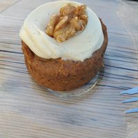 Vegan Carrot Cake at Logica Cafe Restaurant in Leiden