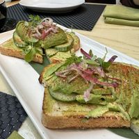 Avocado toast on sourdough  at Wynn Hotel - Jardin in Las Vegas