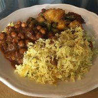 buffet selections at Chapati in Northfield