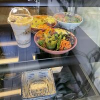 Variety of vegan bowls   at Rawsome Earth Cafe in Cooma