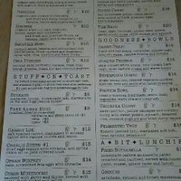 Winter Menu at GoBang Espresso in Lower Hutt