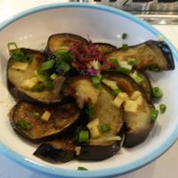 Aubergine salad at YO! Sushi in Newcastle Upon Tyne