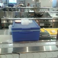 Open kitchen with separate vegan section at YO! Sushi in Newcastle Upon Tyne