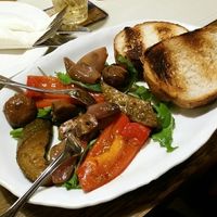 Antipasti platter  at Heinrichsbrücke in Mannheim