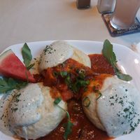 vegan stuffed dumplings at Heinrichsbrücke in Mannheim