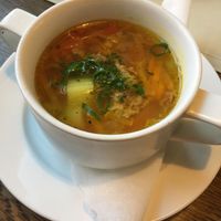 ‚Chiquita-Flädle‘-Suppe at Heinrichsbrücke in Mannheim