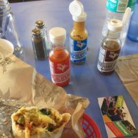 enter the dragon wrap sooooo good at Parrilla Grill in Bend