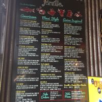 Menu at Parrilla Grill in Bend