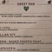 Sweets  at Raw Porto Alegre in Porto Alegre