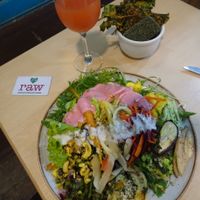 from the amazing buffet at Raw Porto Alegre in Porto Alegre