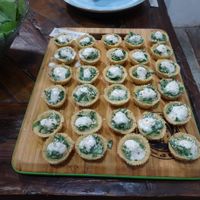 yummy veggie pies at Raw Porto Alegre in Porto Alegre