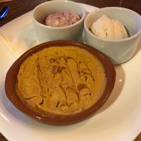 Pumpkin cheesecake with homemade icecream =0) at Two Wolves Kitchen in Brighton