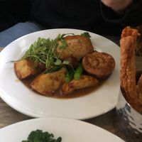 Chix roast with Yorkie pud, stuffing and all the trimmings at Two Wolves Kitchen in Brighton