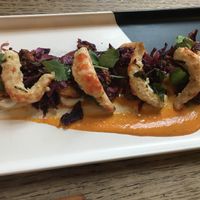 Prawn starter at Two Wolves Kitchen in Brighton