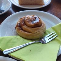Cinnamon roll at Hausboot in Ludwigshafen
