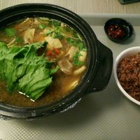 Great dish with tasty mushrooms at Truly Vegetarian in Central Singapore