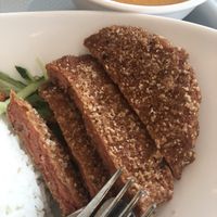 6. chickenless cutlet curry rice $7.80  at Truly Vegetarian in Central Singapore