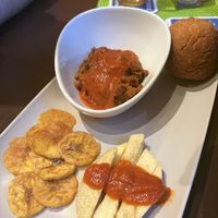 Vorspeisenteller (fast komplett vegan)  at Omoka Afrikanisches Restaurant in Graz