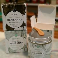 Vegan toothpaste in glass jars. Photo by: NORMA on Facebook at Bio Prodajalna Norma in Celje