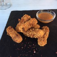 breaded tofu at Green Cuisine in Minsk