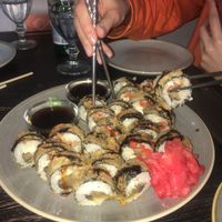 Warm vegan roll  at Green Cuisine in Minsk